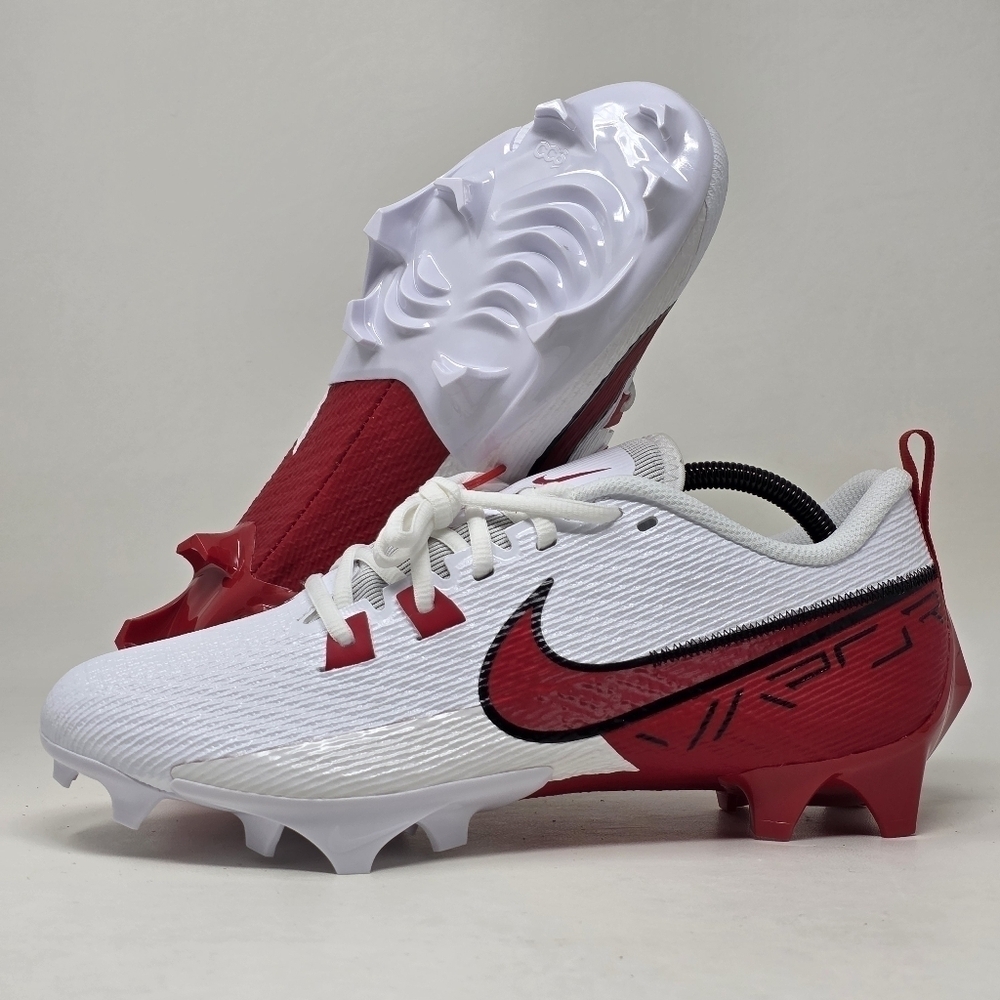 Nike Vapor Edge Speed 360 2 Football Cleats White Red Men's Sz 16 FQ4045-102 New